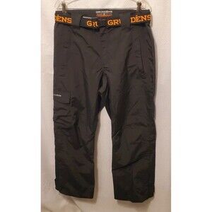 New With Tags Grundens Weather Watch Waterproof Pants Mens Medium Black Fishing